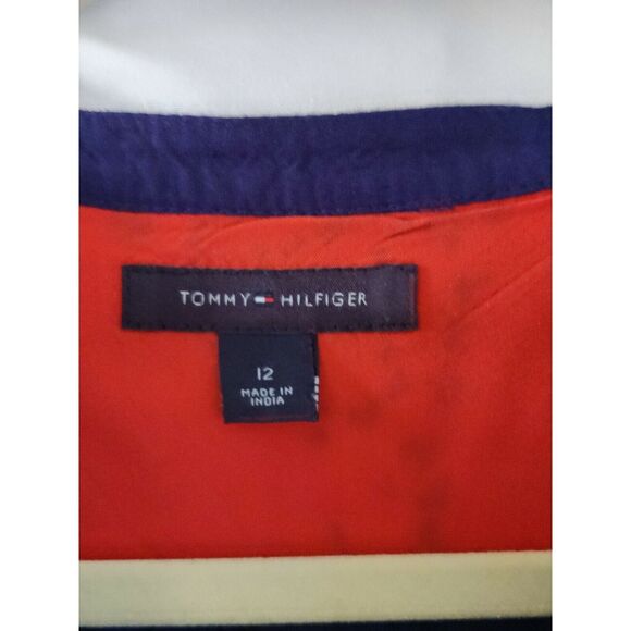 Tommy Hilfiger Womens Jumpsuit Button Front Sleeveless‎ Drawstring Waist Size 12 - Picture 4 of 12